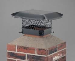 single flue chimney cap installed